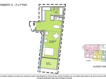 Departamento - Colegiales