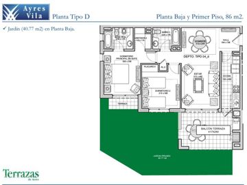 Departamento en Venta 3 Ambientes en Terrazas de Ayres