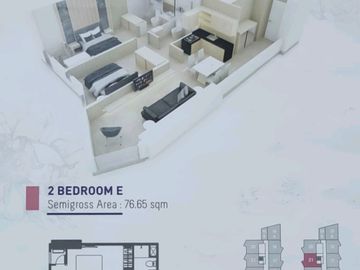 Apartemen Belleview Manyar dkt Dharmahusada, kertajaya