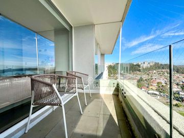 San Pedro de La Paz departamento duplex con vista a laguna