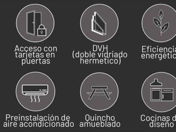Departamento de 1 dormitorios en venta al pozo. Full amenities