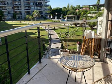Departamento en alquiler, 2 ambientes en San Fernando - Terrazas del Sol, con parrilla