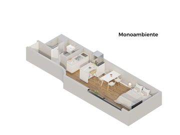 Departamento en Venta en Belgrano de 34,25 m2 con balcón y amenities.