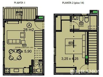 Departamento en Venta de 2 ambientes en Caballito