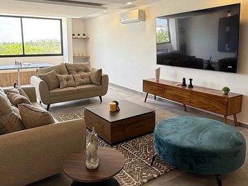 Departamento en Renta Amueblado en Temozón Mérida-Zona Norte