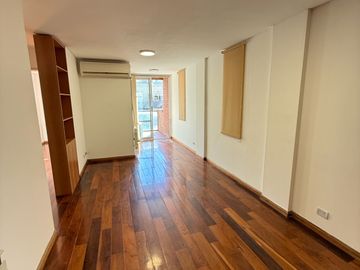 2 dorm balcón frente parque las tejas