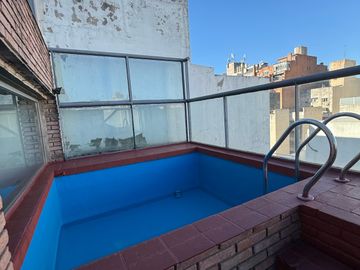 2 dorm balcón frente parque las tejas