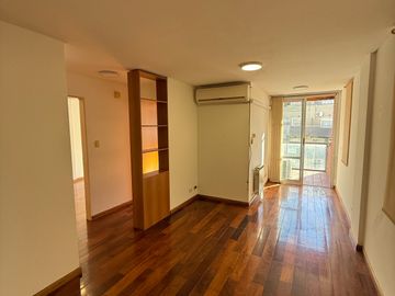 2 dorm balcón frente parque las tejas