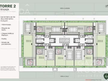 Departamento 3 amb con balcón a laguna - Hills Residences, Barrio Saint Thomas Chico, Canning
