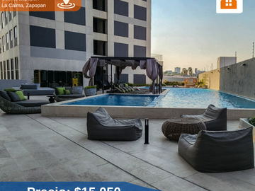 Excelente Loft en Renta cerca de Plaza La Perla, en La Calma, Zapopan