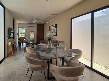 Casa en venta Conkal Merida de una planta con dos habitaciones