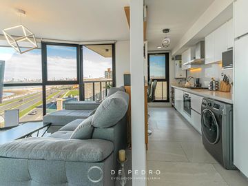 Departamento 3 ambientes en Marina Banus I, con cochera y baulera - Parque Luro