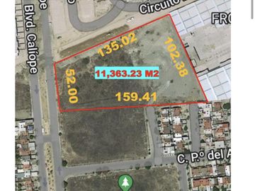 Terreno en Venta sobre Blvd Caliope