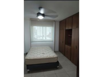 SE ALQUILA APARTAMENTO EL CANGREJO ONIX TOWER 129M SEMIAMOBLADO