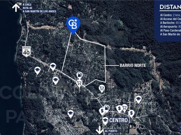 VENTA Lote/Terreno N°6 ,  de 169m2 en Barrio Norte Villa La Angostura