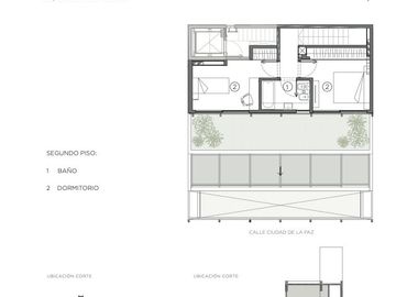 Monoambiente tipo studio al frente y con balcón! Diseño y Funcionalidad en 28m2.