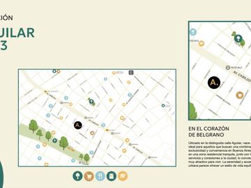 Departamento en Venta en Belgrano de 34,25 m2 de un ambiente con balcón.