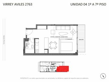 VENTA DEPARTAMENTO POSIBLE 2 AMBIENTES CON BALCÓN EN BELGRANO