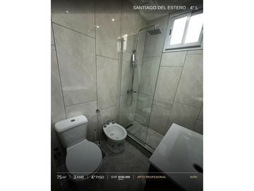 3 AMBIENTES MUY AMPLIO RECICLADO A NUEVO - SANTIAGO DEL ESTERO 2329