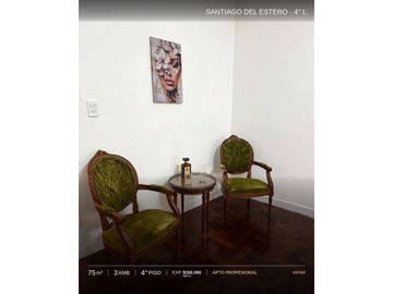 3 AMBIENTES MUY AMPLIO RECICLADO A NUEVO - SANTIAGO DEL ESTERO 2329