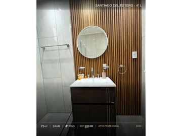 3 AMBIENTES MUY AMPLIO RECICLADO A NUEVO - SANTIAGO DEL ESTERO 2329