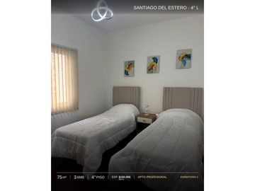 3 AMBIENTES MUY AMPLIO RECICLADO A NUEVO - SANTIAGO DEL ESTERO 2329
