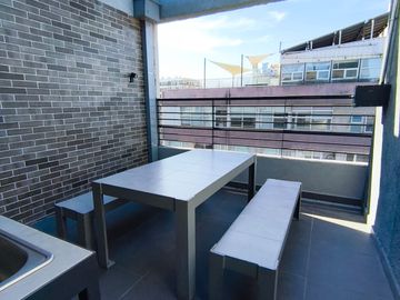 ARRIENDO HOME STUDIO SAN MARTIN 811 CON REFRIGERADOR