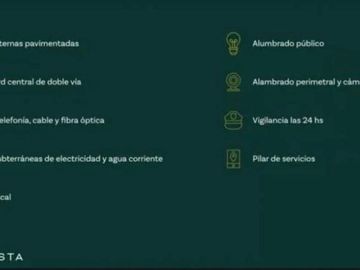 LOTE EN VENTA BARRIO LA POSTA PILAR. LOTE 244