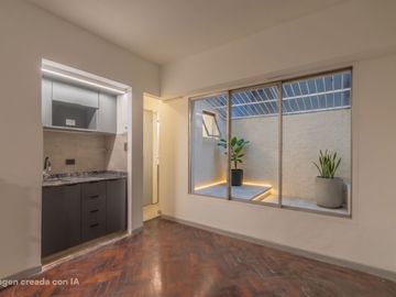 VENTA DEPARTAMENTO MONOAMBIENTE C/ PATIO BALVANERA