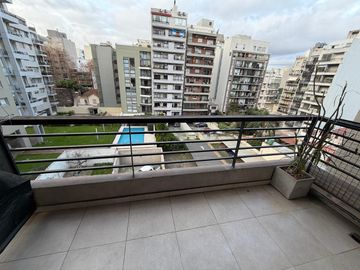 Departamento monoambiente con balcón al contrafrente!