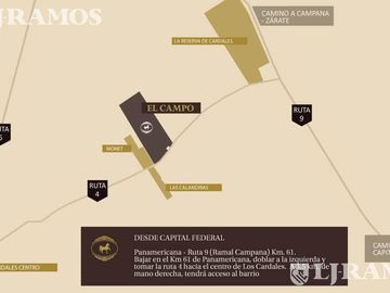 Terreno en El Campo - Fincas Exclusivas Cardales - MB