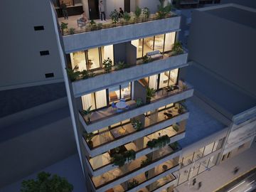 Monoambiente a estrenar con balcon en venta en Villa Gral Mitre