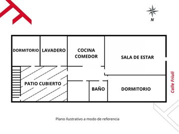 Venta casa a reciclar de 2 dormitorios con patio cerrado ,Fisherton