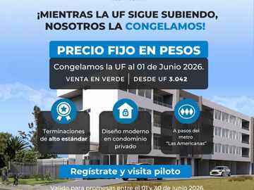 Se vendedepartamentos nuevos en Villa Alemana