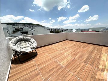 CASA SEMI_AMUEBLADA ROOF TOP EN RENTA ZIBATA EL MARQUES QUERETARO GIH