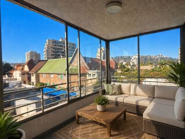 Departamento 3D/2B con dos terrazas - vista despejada