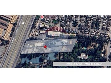 Paño Inmobiliario 8.932m² Ruta 5 Buin