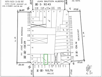 Terreno en venta. 1100 metros vendibles, USAA. Caballito.