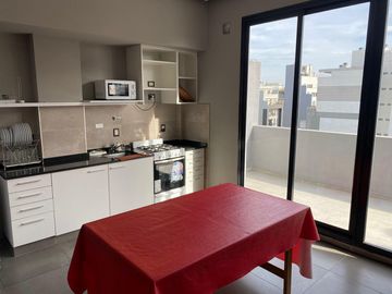 Alquiler departamento 2 ambientes AMOBLADO  con balcón y patio  EN VILLA CRESPO