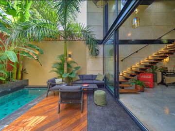 Casa tipo loft, diseño contemporáneo-industrial, centro de Mérida.