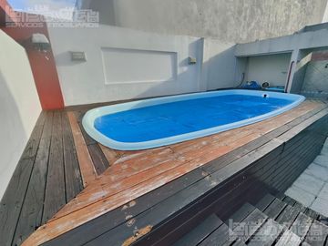 Venta 3 ambientes, Balcon con parrilla, dormitorio en suite, pileta. Cordoba 6500. Colegiales.