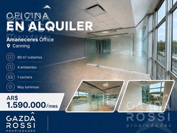 Espectacular oficina en alquiler en Amaneceres Office