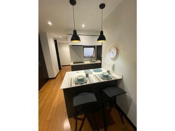 Chico Navarra Iluminado y Amoblado Apartaestudio 54 m2