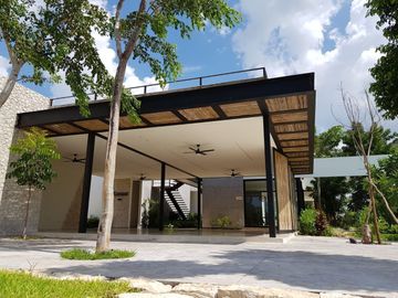 Terreno en venta en condominio con amenidades en Progreso