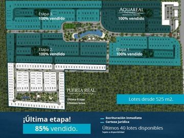 Terreno en venta en condominio con amenidades en Progreso