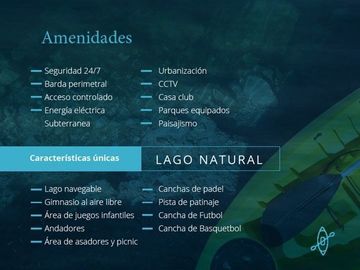Terreno en venta en condominio con amenidades en Progreso