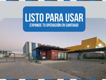 ARRIENDO ESPACIO INDUSTRIAL COMPLETAMENTE HABILITADO