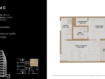 VENTA DPTO 2 AMBIENTES CASEROS CENTRO AMENITIES