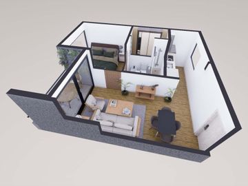 VENTA DPTO 2 AMBIENTES CASEROS CENTRO AMENITIES