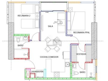 Departamento en renta en Barrio W en Centro en Monterrey, N.L.